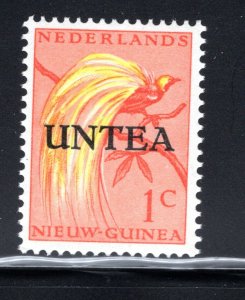 Netherlands New Guinea UNTEA #1   VF, Mint NH, temporary UN authority ...7420001