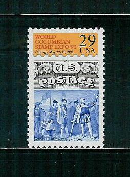 #2616 World Columbian Stamp Expo MNH Single Issue