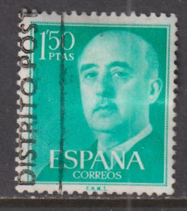 Spain 827 General Francisco Franco 1956