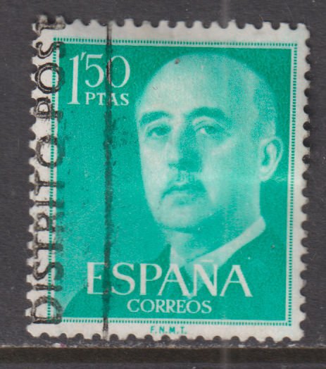 Spain 827 General Francisco Franco 1956