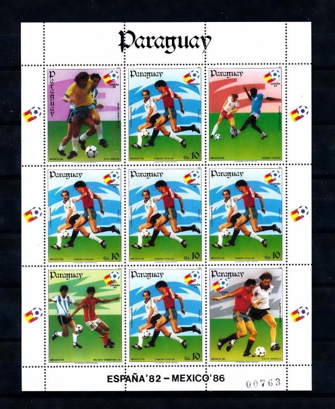 [60846] Paraguay 1984 World Cup Soccer Football Mexico MNH