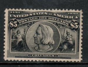 USA #245 Mint Very Fine Part Original Gum Hinged