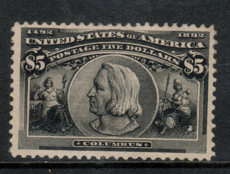 USA #245 Mint Very Fine Part Original Gum Hinged