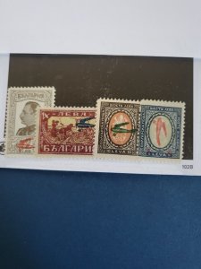 Stamps Bulgaria Scott #C1-4 hinged