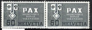 Switzerland Scott # 299, mint hr, pair