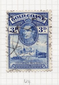 Gold Coast 1938 GVI Early Issue Fine Used 3d. NW-203350