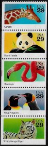 United States #2709a MNH Strip - Wild Animals