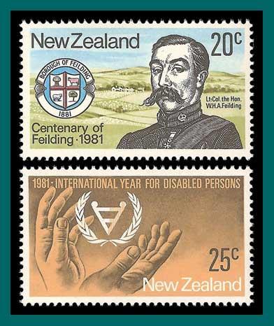 New Zealand 1981 Commemorations, MNH 724-725,SG1237-SG1238