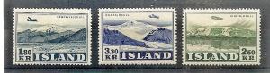 Iceland C27-C29 MNH 1952 Views 1952 Views CV $67.00