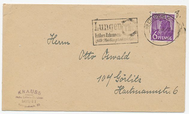 Cover / Postmark Germany TBC - Tuberculosis