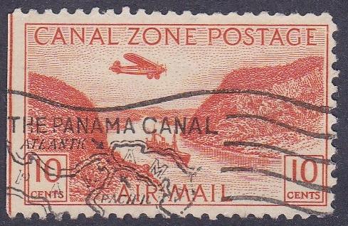 Canal Zone # C9, Gaillard Cut, Used