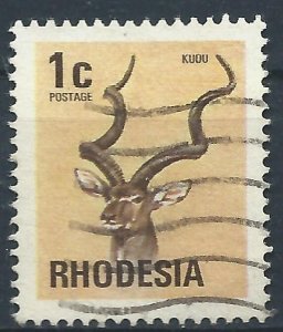 Rhodesia 1974 - 1c Antelope (Kudu) - SG489 used