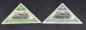 MOZAMBIQUE SC #168+170 MH 20,40c 1935