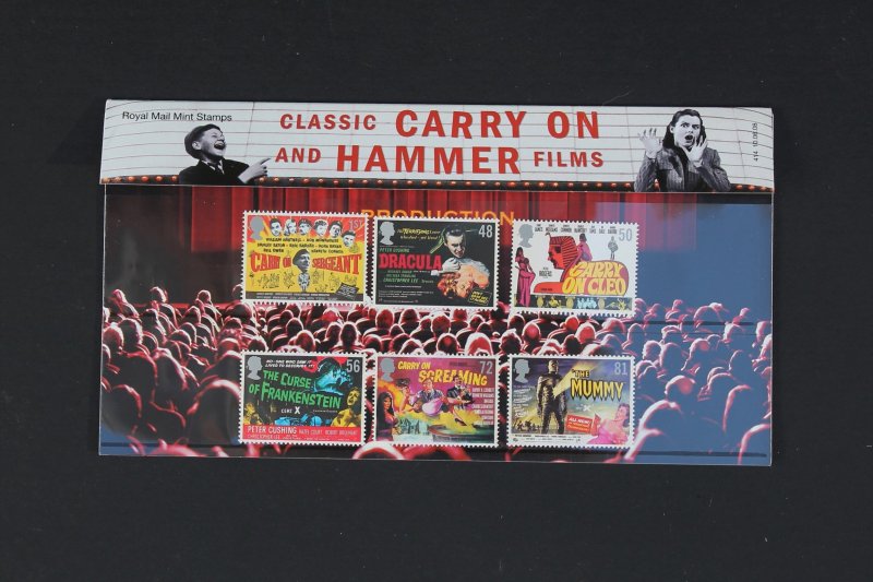 GB PRESENTATION PACK 2008 CLASSIC CARRY ON AND HAMMER FILMS #414
