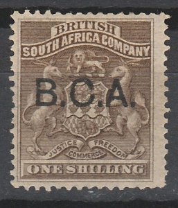 BRITISH CENTRAL AFRICA 1891 ARMS 1/-