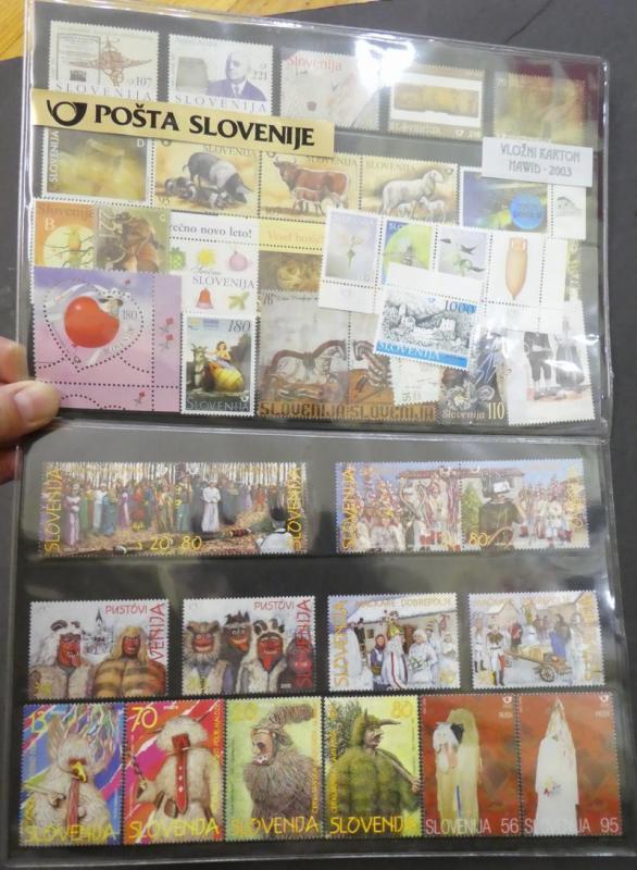 EDW1949SELL : SLOVENIA Valuable collection of all VF MNH mostly from 1990-2012.