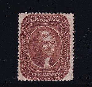 30 VF+ with PF cert original gum mint lightly hinged nice color ! see pic !