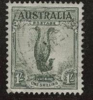 Australia Scott 175 Used Lyre bird stamp 1941