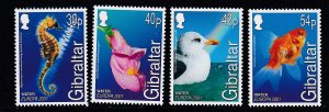 Gibraltar # 871-874, Europa, Marine Life,  Mint NH, 1/2 Cat.