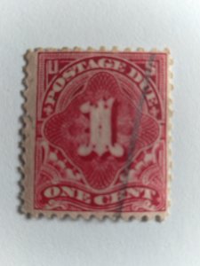 SCOTT #J61 USED ONE CENT POSTAGE DUE BEAUTIFUL STAMP