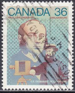 Canada 1137 USED 1987 G.E. Desbarats, W. Leggo Engraving 36¢