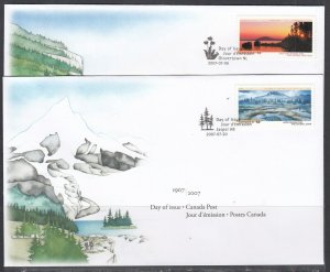 Canada Scott 2223-4 FDC - National Parks
