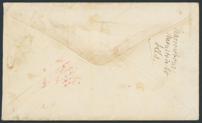 US U82 3 cent Stamped envelope; Used -- see details and scans