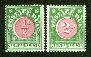 529 NZ  1925 scott #J20/21 m*  (offers welcome)