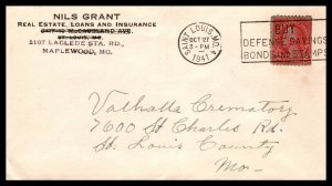 US Nils Grant Real Estate,Maplewood,MO 1941 Cover