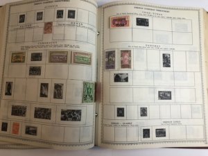 The New World Wide Postage Stamp Album Lots Of Old Stamps