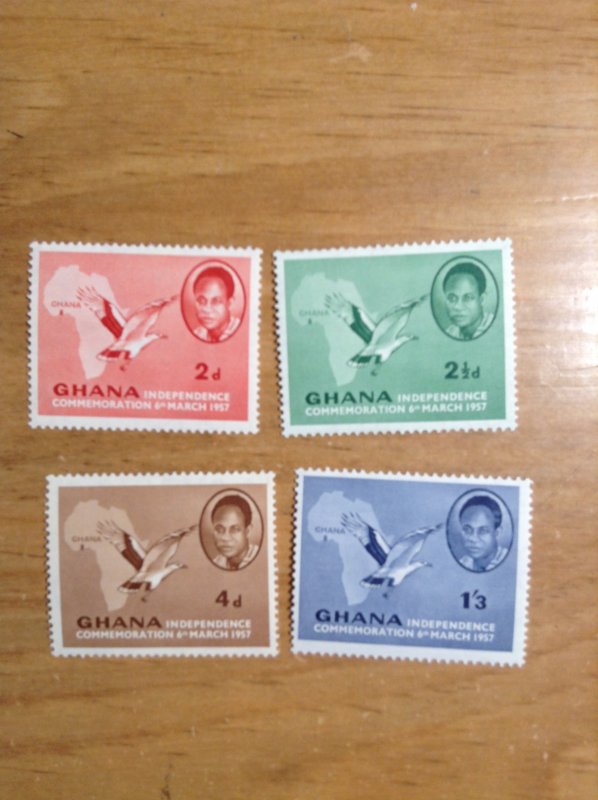 Ghana  #  1-4  MNH