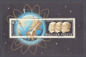 Hungary #C209, Complete Set, 1962, Space, Never Hinged