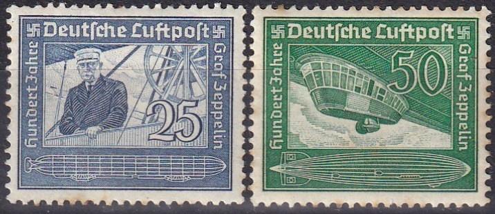 Germany #C59-60  F-VF Unused  CV $7.00 Z650