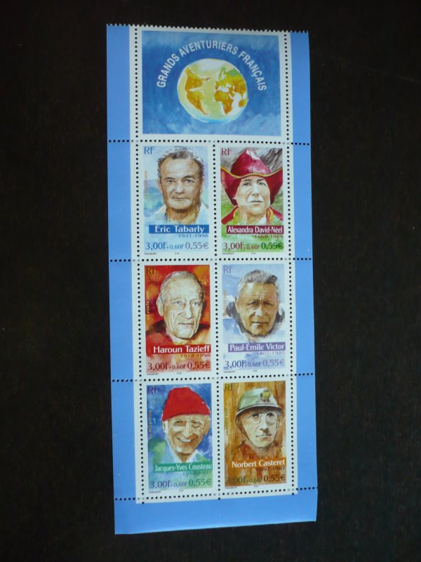 Stamps - France - Scott# B703a - Mint Never Hinged Booklet Pane