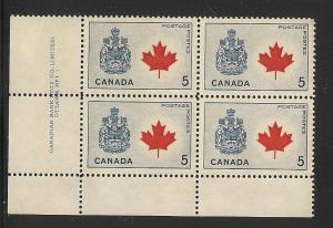 Canada MNH Plate Block Scott cat.#  429a