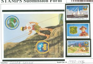 Sierra Leone #1443-1446 Mint (NH) Souvenir Sheet (Scouts)