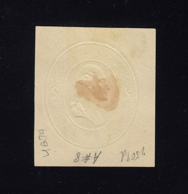 U274 Mint Cut Square, Cat 225.00