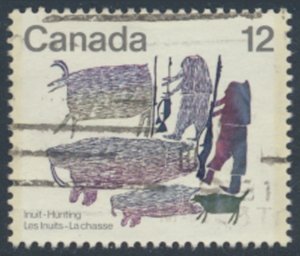 Canada  SC# 749  Used  Spear Fishing   see  details & scans