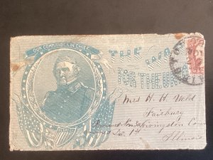 Civil War patriotic cover General Scott, war for union Weiss WS-77  Reagles