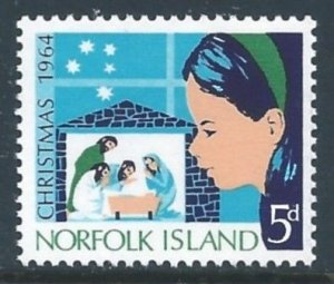 Norfolk Island #68 NH Christmas '64