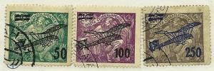 Czechoslovakia # C7-9, Used