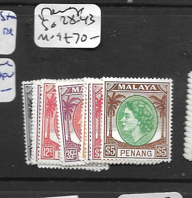 MALAYA PENANG  (PP0109B) QEII SG 28-43  MOG