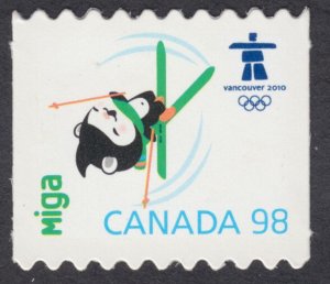 Canada - #2311i Olympic Mascot Booklet Stamp, Die Cut From Quarterly Pack-MNH