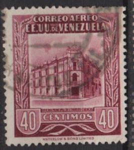 Venezuela 1953 -  C569 used - 40c, Post office Caracas