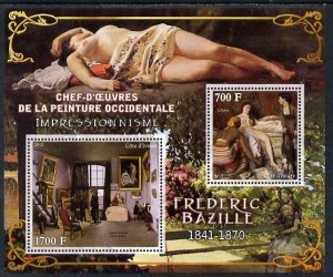 IVORY COAST - 2013 - Frederic Bazille  - Perf 2v Sheet - MNH -Private Issue