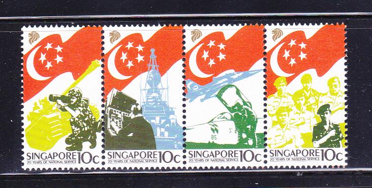 Singapore 506 Set MNH Military