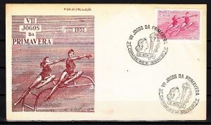 Brazil, Scott cat. 828. Gymnastics Meet issue. First day cover.