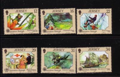 Jersey Sc 461-66 1988 Operation Raleigh stamp set mint NH