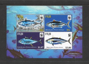 FISH - FIJI #1006e WWF  MNH