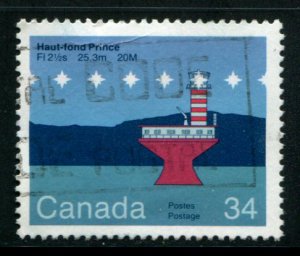 1065 Canada 34c Lighthouses, used